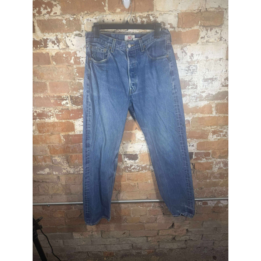 Vintage Levi’s 501 Button Fly‎ Jeans 34 x 36 y2k Light Wash
